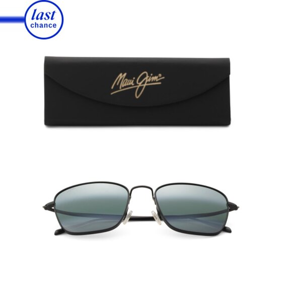 MAUI JIM Black/black-grey Unisex 54mm Designer Sunglasses